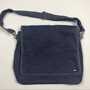 Tommy Hilfiger denim messenger bag